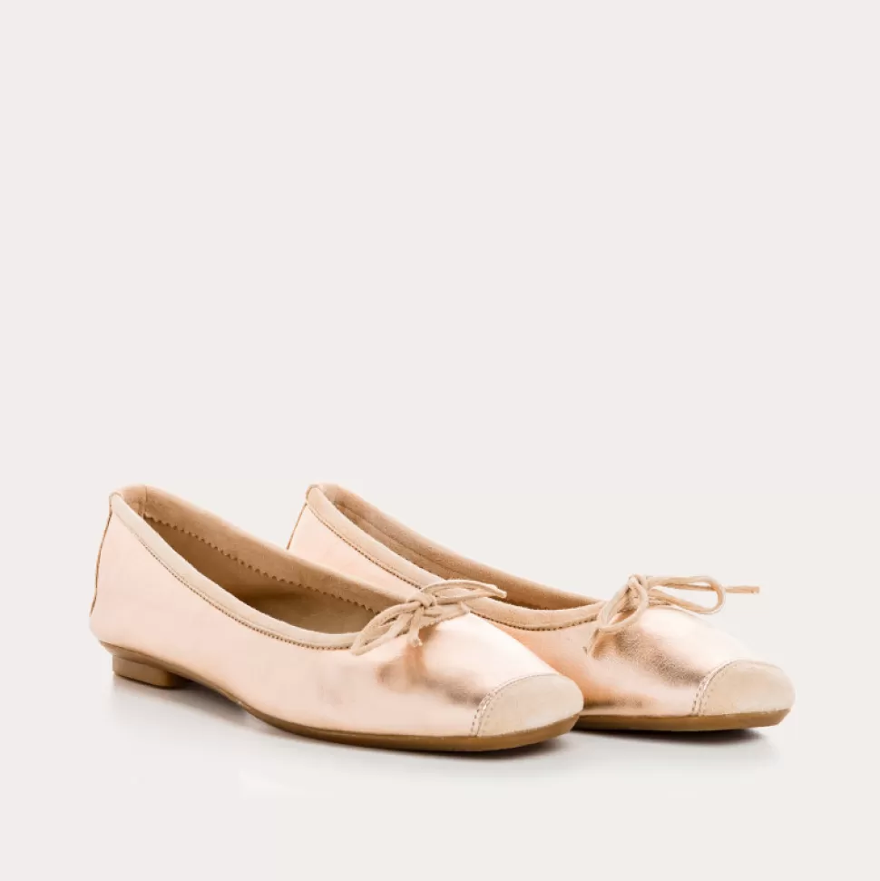 Ballerines^Reqins Ballerines Harmony Eclat Cc Metallique, Rosee