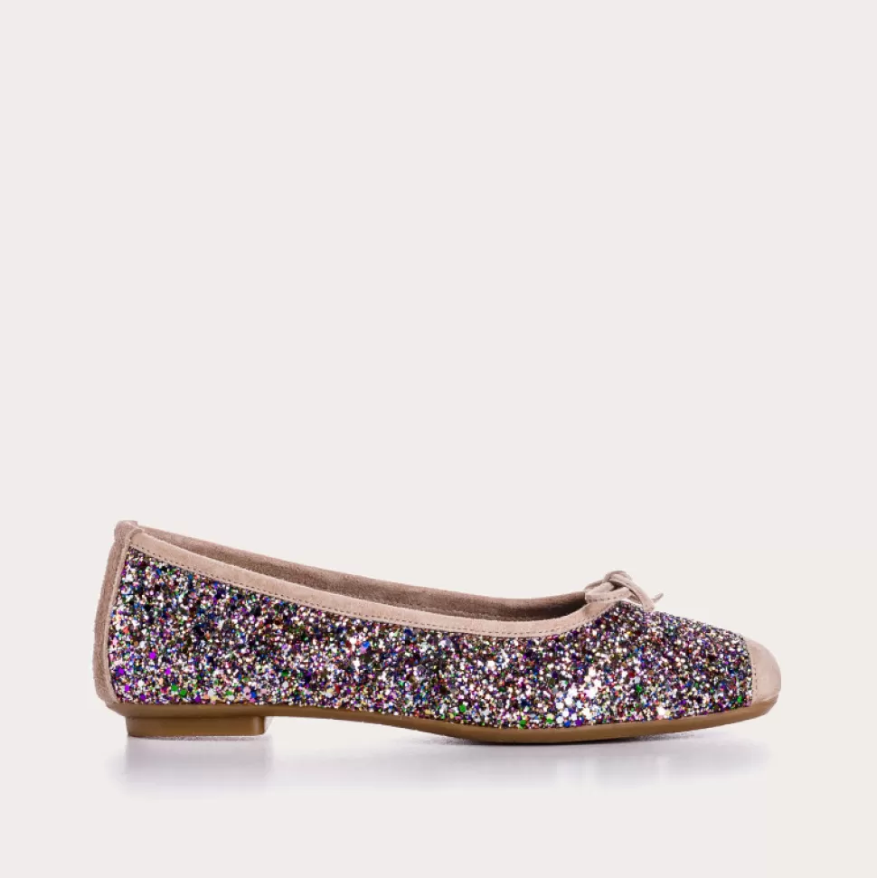 Ballerines^Reqins Ballerines Harmony Glitter Cc Multicolore, Rainbow