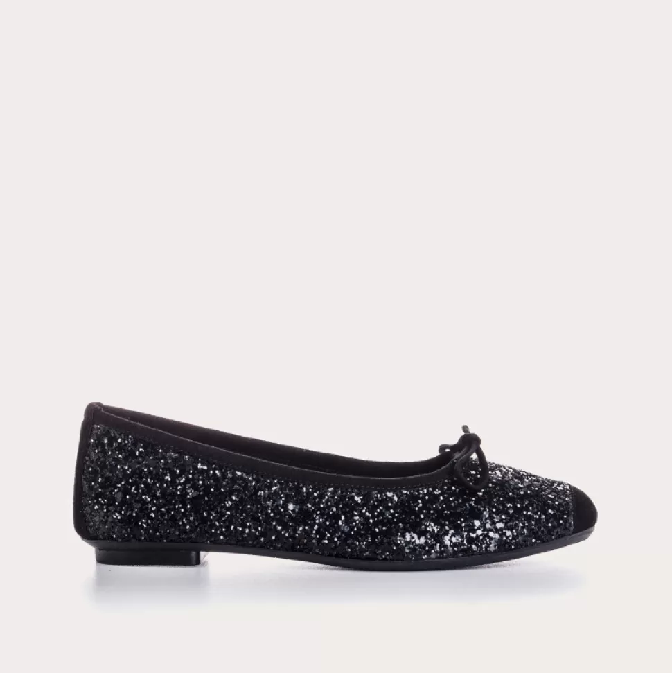 Ballerines^Reqins Ballerines Harmony Glitter Cc Noir