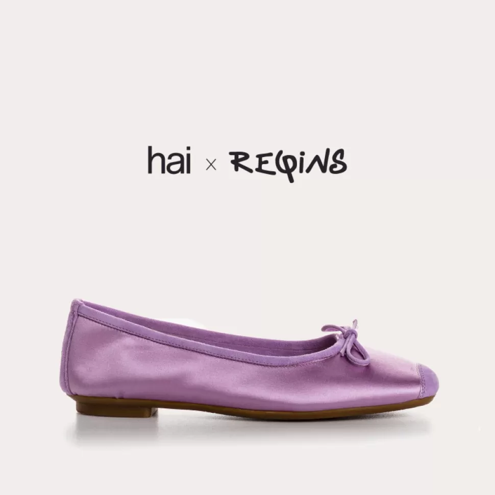 Ballerines^Reqins Ballerines Harmony Silk Lavande