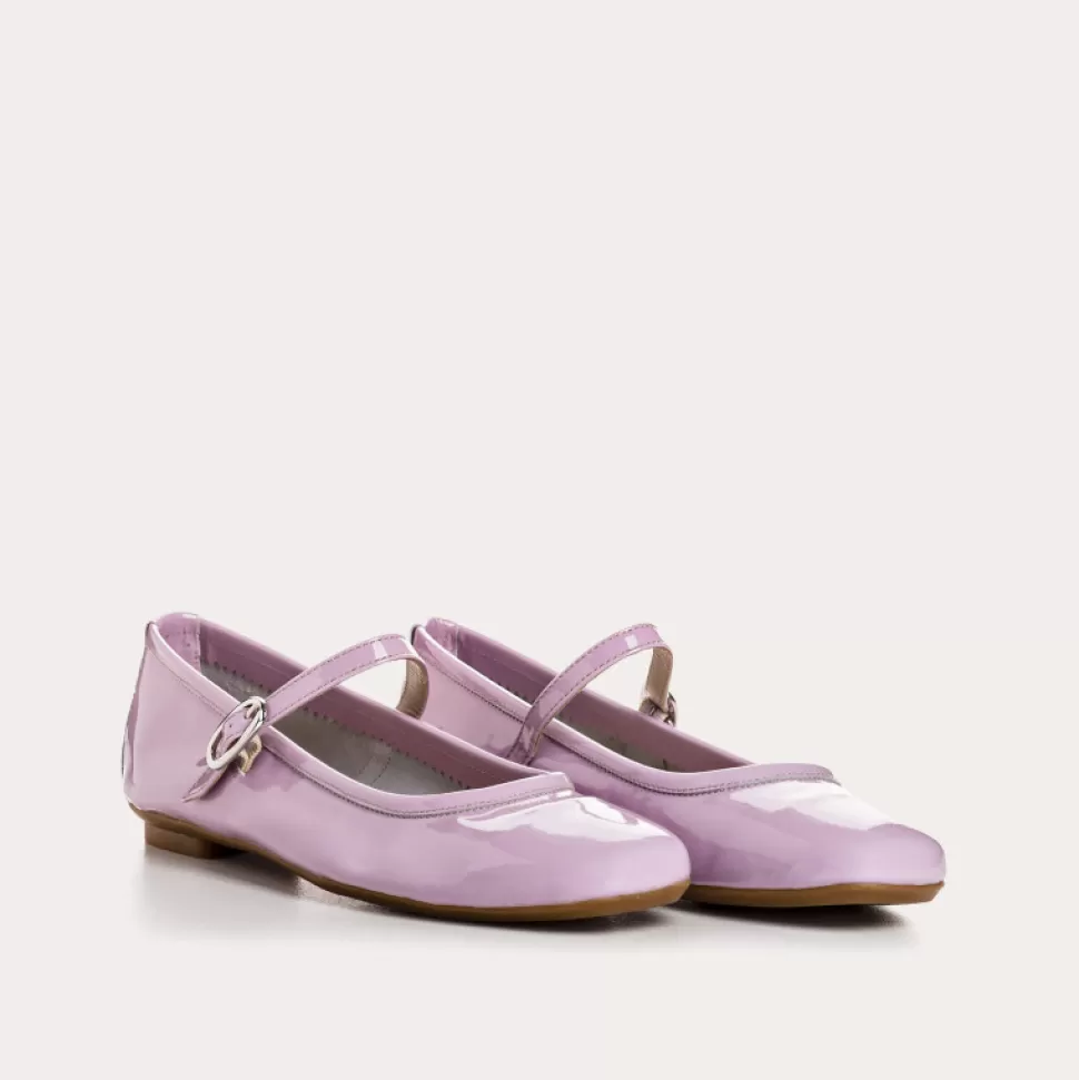 Ballerines^Reqins Ballerines Honoree Vernis Bleu, Lavande