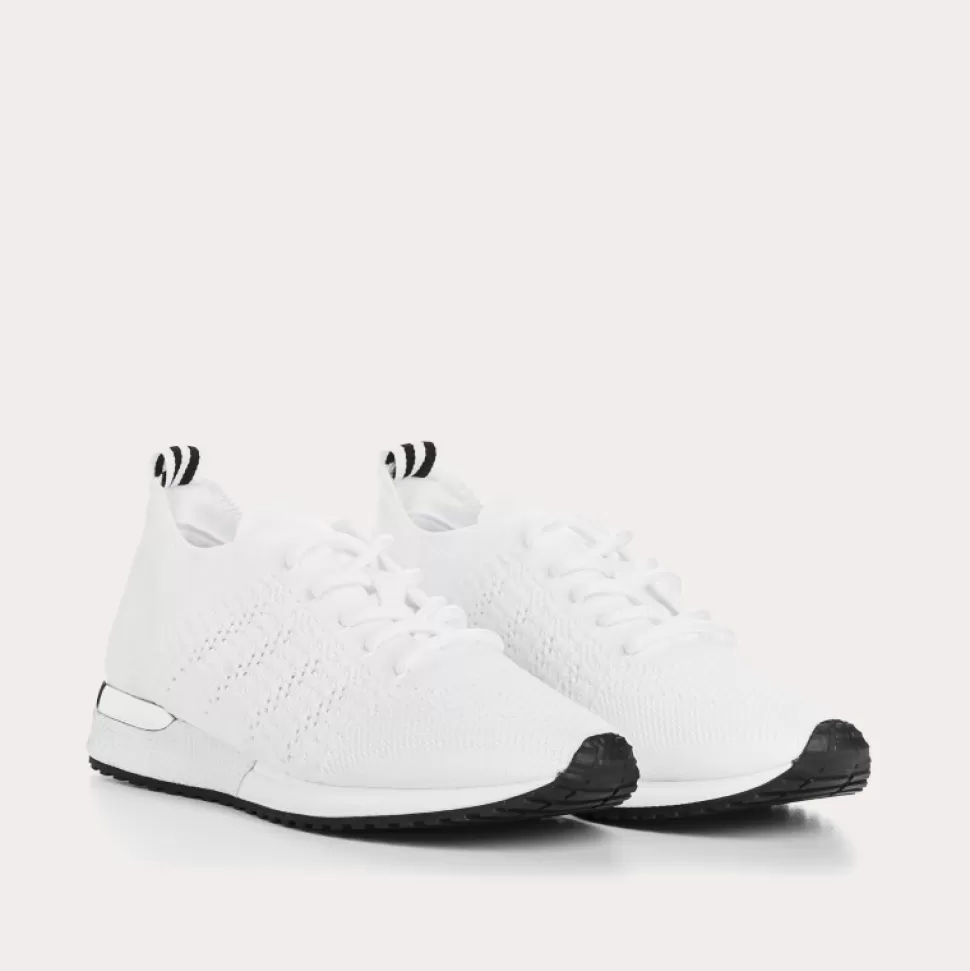 Baskets^Reqins Baskets Ines Crochet Blanc, Blanc