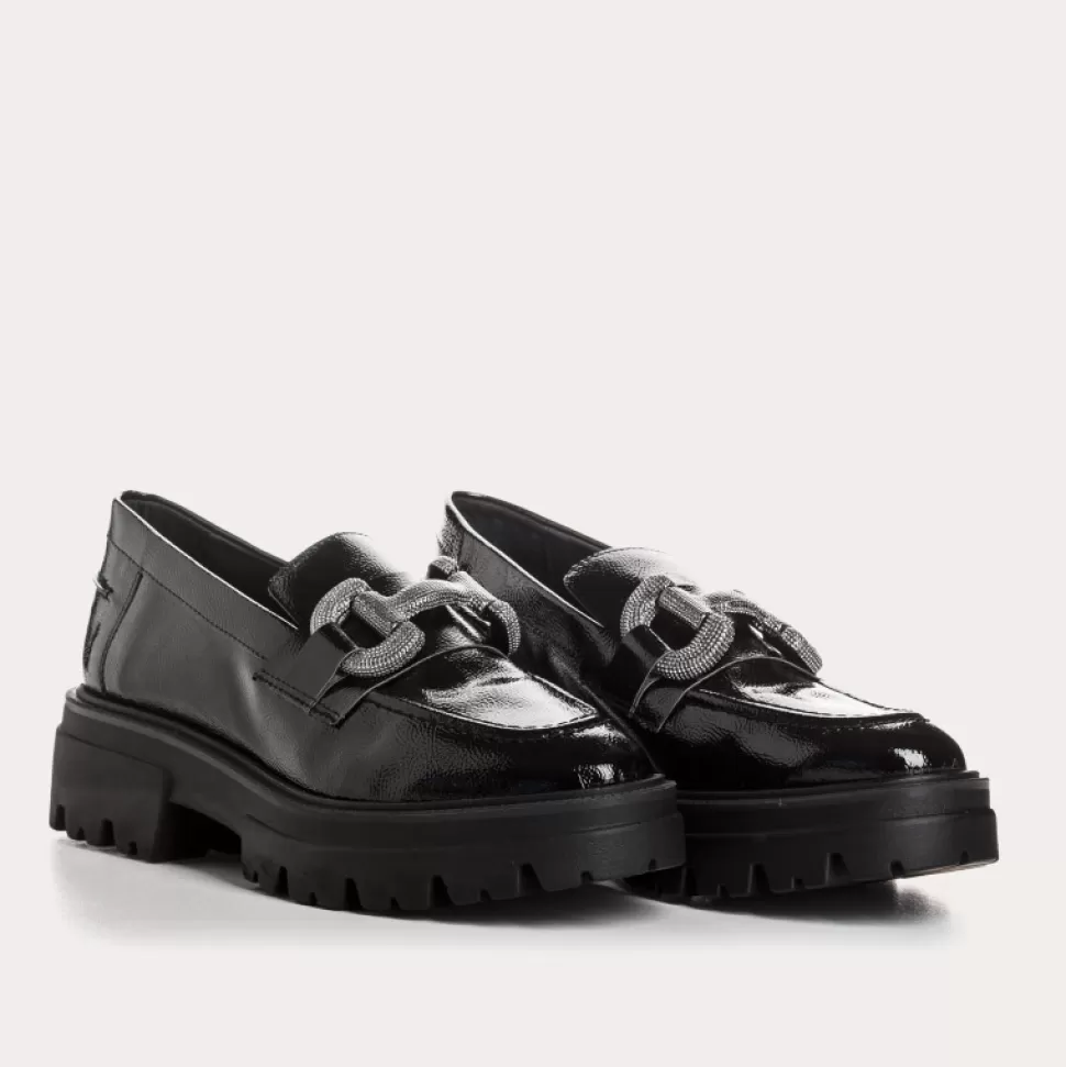 Mocassins^Reqins Mocassins Abril Naplak Noir, Noir